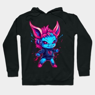 Mischievous Kawaii Demon Bursting with Demonic Charm Hoodie